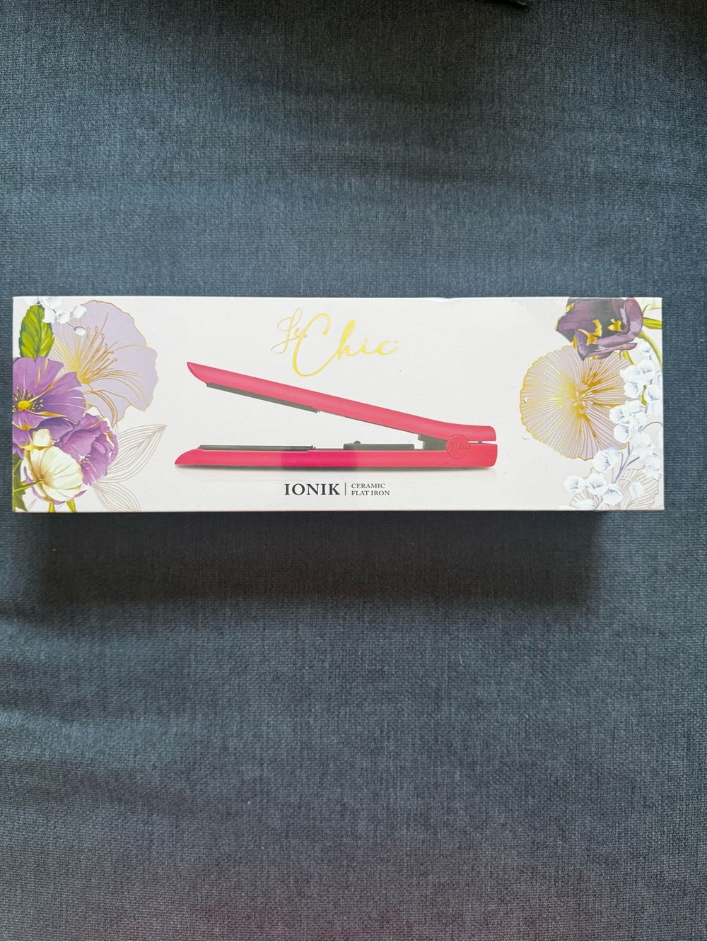 IONIK LeChic Pink Ceramic Flat Iron - Sleek Pink Styling